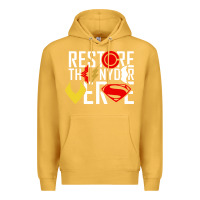 Mustard restore the snyderverse Premium Hoodie - artisFamous