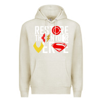 Oatmeal Heather restore the snyderverse Premium Hoodie - artisFamous