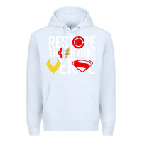 White restore the snyderverse Premium Hoodie - artisFamous
