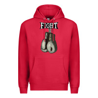 Cardinal boxing vintage fight gloves Premium Hoodie - artisFamous