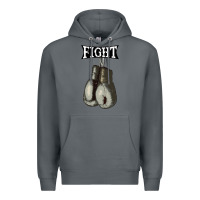 Rock boxing vintage fight gloves Premium Hoodie - artisFamous