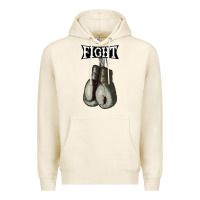 Tofu boxing vintage fight gloves Premium Hoodie - artisFamous