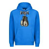 True Royal boxing vintage fight gloves Premium Hoodie - artisFamous