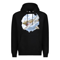 Black 40 flying tigers Premium Hoodie - artisFamous