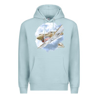 Blue Mist 40 flying tigers Premium Hoodie - artisFamous