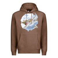 Chestnut 40 flying tigers Premium Hoodie - artisFamous