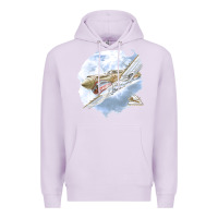 Lilac 40 flying tigers Premium Hoodie - artisFamous