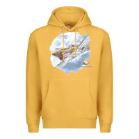 Mustard 40 flying tigers Premium Hoodie - artisFamous