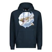 Navy 40 flying tigers Premium Hoodie - artisFamous
