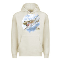 Oatmeal Heather 40 flying tigers Premium Hoodie - artisFamous