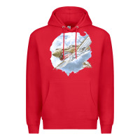Red 40 flying tigers Premium Hoodie - artisFamous