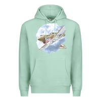 Seafoam 40 flying tigers Premium Hoodie - artisFamous