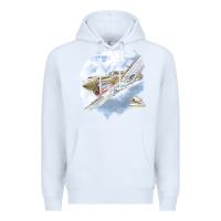 White 40 flying tigers Premium Hoodie - artisFamous