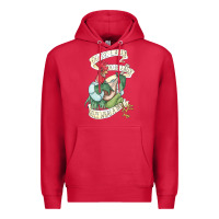 Cardinal alan a dale rooster  oo de lally golly what a day tattoo watercolor pa Premium Hoodie - artisFamous