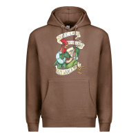 Chestnut alan a dale rooster  oo de lally golly what a day tattoo watercolor pa Premium Hoodie - artisFamous