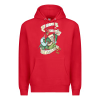 Red alan a dale rooster  oo de lally golly what a day tattoo watercolor pa Premium Hoodie - artisFamous