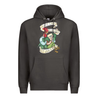 Smoke alan a dale rooster  oo de lally golly what a day tattoo watercolor pa Premium Hoodie - artisFamous