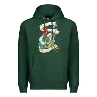 Sports Green alan a dale rooster  oo de lally golly what a day tattoo watercolor pa Premium Hoodie - artisFamous