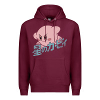 Burgundy kirby kanji Premium Hoodie - artisFamous