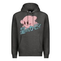 Charcoal Heather kirby kanji Premium Hoodie - artisFamous