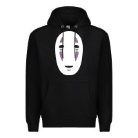 Black no face spirited away women's Premium Hoodie - artisFamous