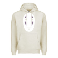 Oatmeal Heather no face spirited away women's Premium Hoodie - artisFamous
