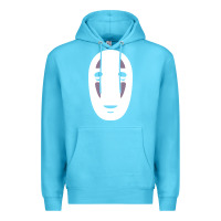 Ocean Blue no face spirited away women's Premium Hoodie - artisFamous
