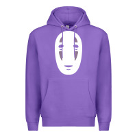 Purple no face spirited away women's Premium Hoodie - artisFamous