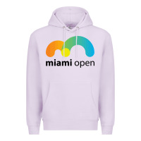 Lilac MIAMI OPEN Premium Hoodie - artisFamous