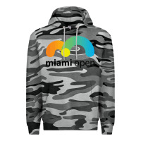 Slate Camo MIAMI OPEN Premium Hoodie - artisFamous