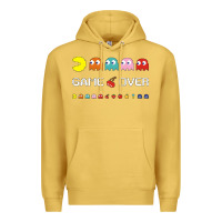 Antique Gold cool retro 80s pacman ghosts video games Premium Hoodie - artisFamous
