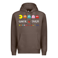 Coffee cool retro 80s pacman ghosts video games Premium Hoodie - artisFamous