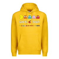 Lemon cool retro 80s pacman ghosts video games Premium Hoodie - artisFamous