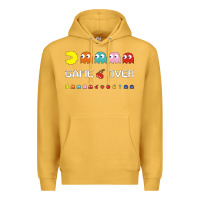 Mustard cool retro 80s pacman ghosts video games Premium Hoodie - artisFamous