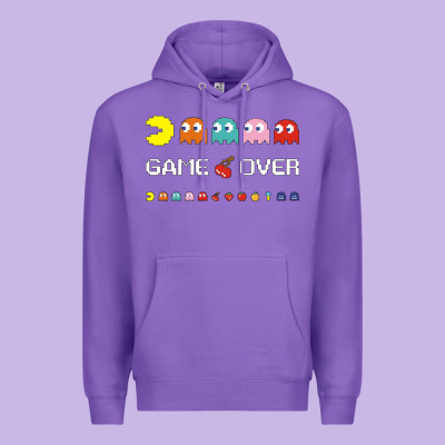 Cool Retro 80s Pacman Ghosts Video Games Premium Hoodie Designed By Artisfamous