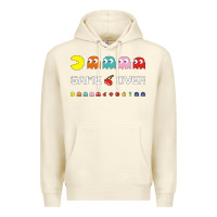 Sandshell cool retro 80s pacman ghosts video games Premium Hoodie - artisFamous