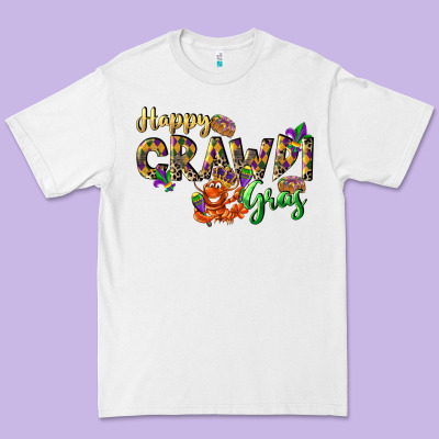 Happy Crawdi Gras Premium Tee Designed By Lillyallendesigns