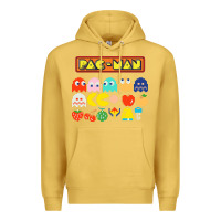 Antique Gold 80s pacman ghosts video games Premium Hoodie - artisFamous