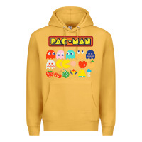 Mustard 80s pacman ghosts video games Premium Hoodie - artisFamous