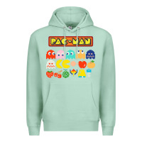 Seafoam 80s pacman ghosts video games Premium Hoodie - artisFamous