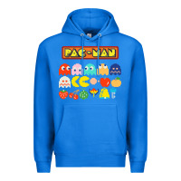 True Royal 80s pacman ghosts video games Premium Hoodie - artisFamous