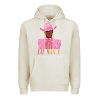 Oatmeal Heather lil nas x 2 Premium Hoodie - artisFamous