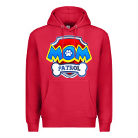 Cardinal funny mom patrol  funny dog mom gift birthday party t shirt Premium Hoodie - artisFamous