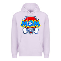 Lilac funny mom patrol  funny dog mom gift birthday party t shirt Premium Hoodie - artisFamous