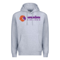 Heather Grey hawaiian airlines Premium Hoodie - artisFamous