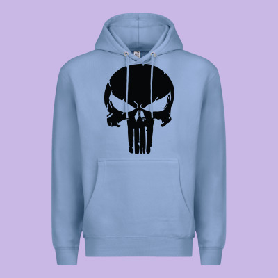 The Punisher Skull Black Premium Hoodie Designed By Artisfamous