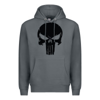 Rock the punisher skull black Premium Hoodie - artisFamous