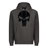 Smoke the punisher skull black Premium Hoodie - artisFamous