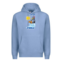 Colony Blue Just Chill Premium Hoodie - artisFamous