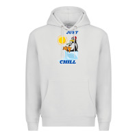 Dove Grey Just Chill Premium Hoodie - artisFamous